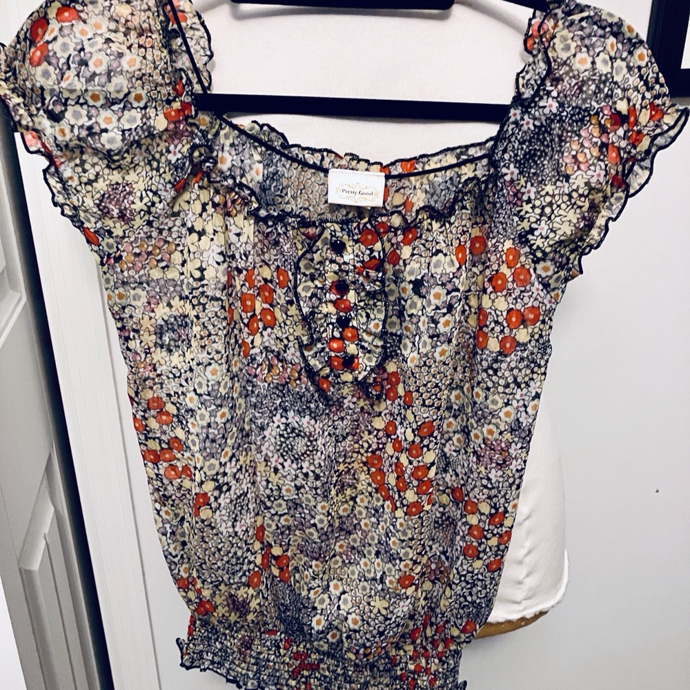 Pretty Good Multicolor Floral Blouse